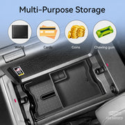 RAV4 console organizer compartments for wallet cards coins and gum