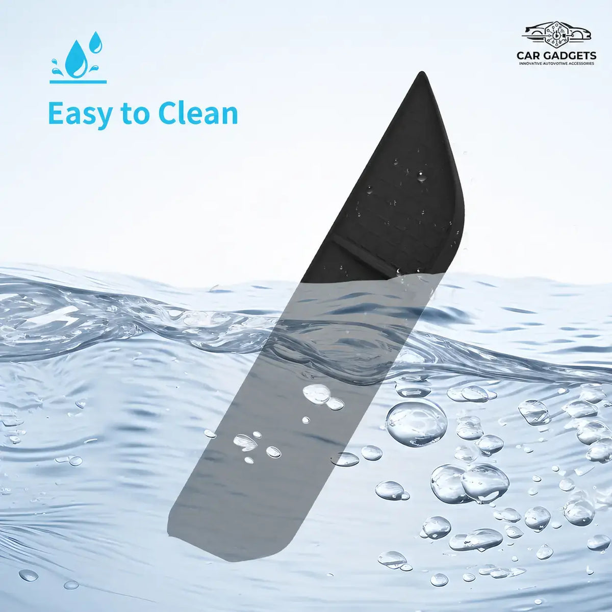 Easy-clean silicone dashboard organizer tray