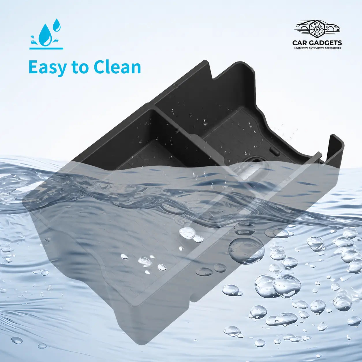 Easy-clean removable center console organizer for 2026 RAV4