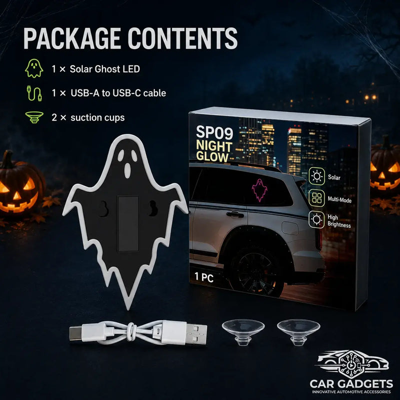 Solar Ghost LED Car Window Ambient Light