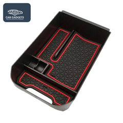 Upper Armrest Tray — Red Accent