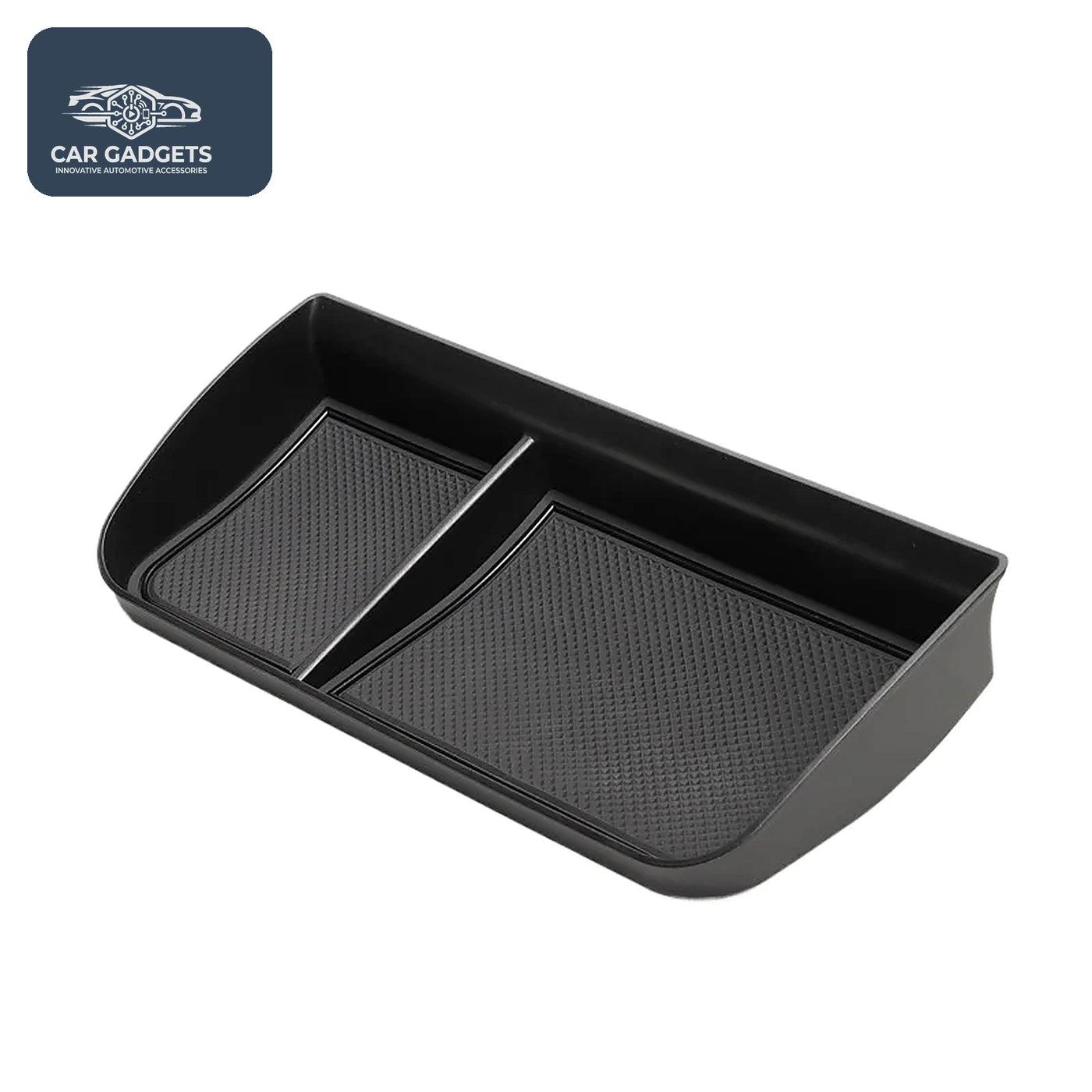 Black divided console organizer tray variant for Toyota RAV4