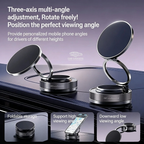 Magnetic Phone Holder for car 360° Rotatable Foldable & Adjustable Magnetic Car Mount ,Suction Cup Phone Holder for Car/Mirror