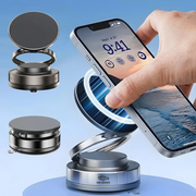 Vacuum suction base on the car phone mount