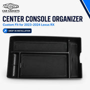 Center console organizer tray for 2023–2024 Lexus RX
