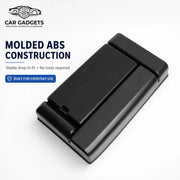 Underside of black molded ABS center console organizer tray for 2023–2024 Lexus RX