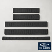 Five-piece black door sill and rear exterior bumper protector set for 2026 Toyota RAV4