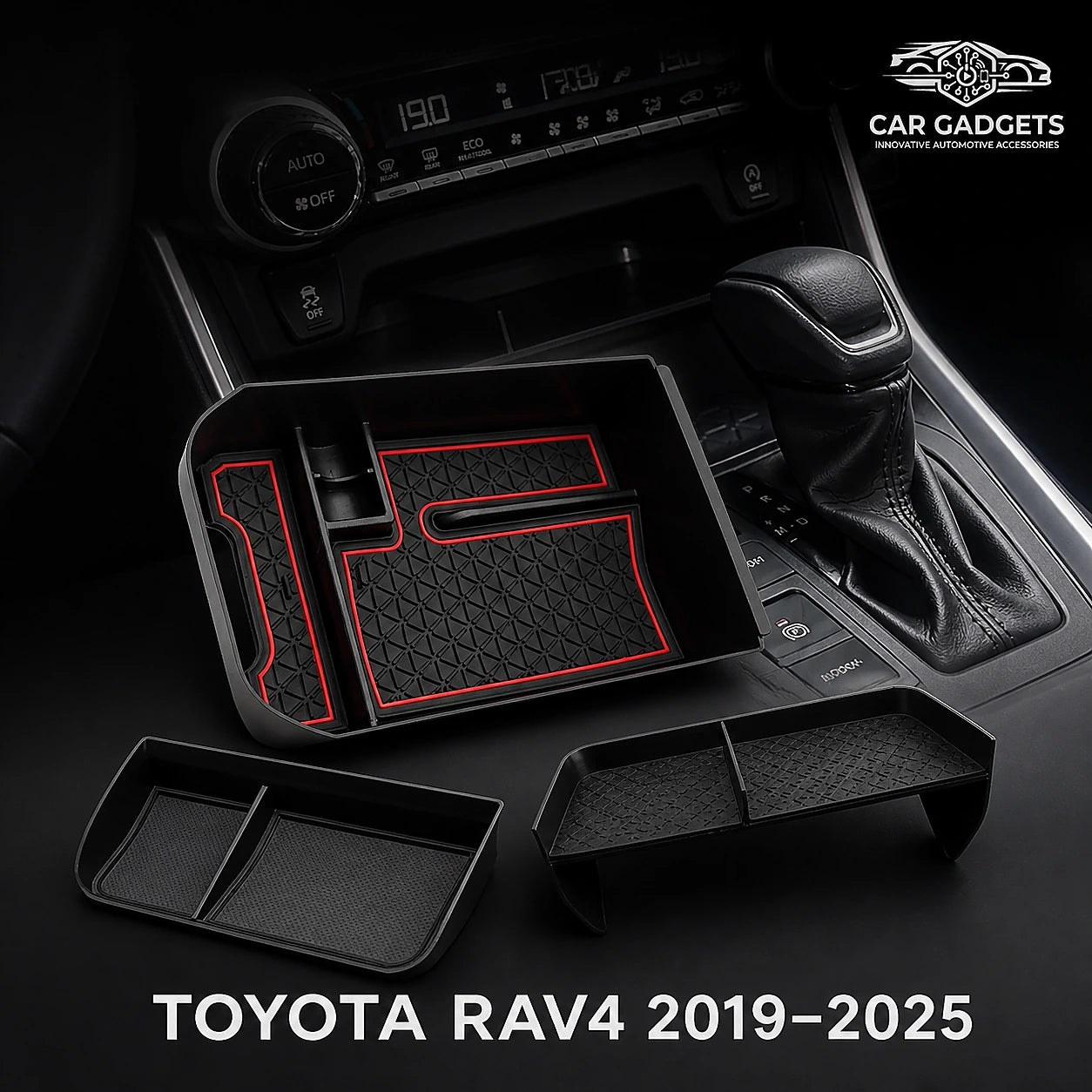 Car Gadgets organizer components for Toyota RAV4 model-specific storage